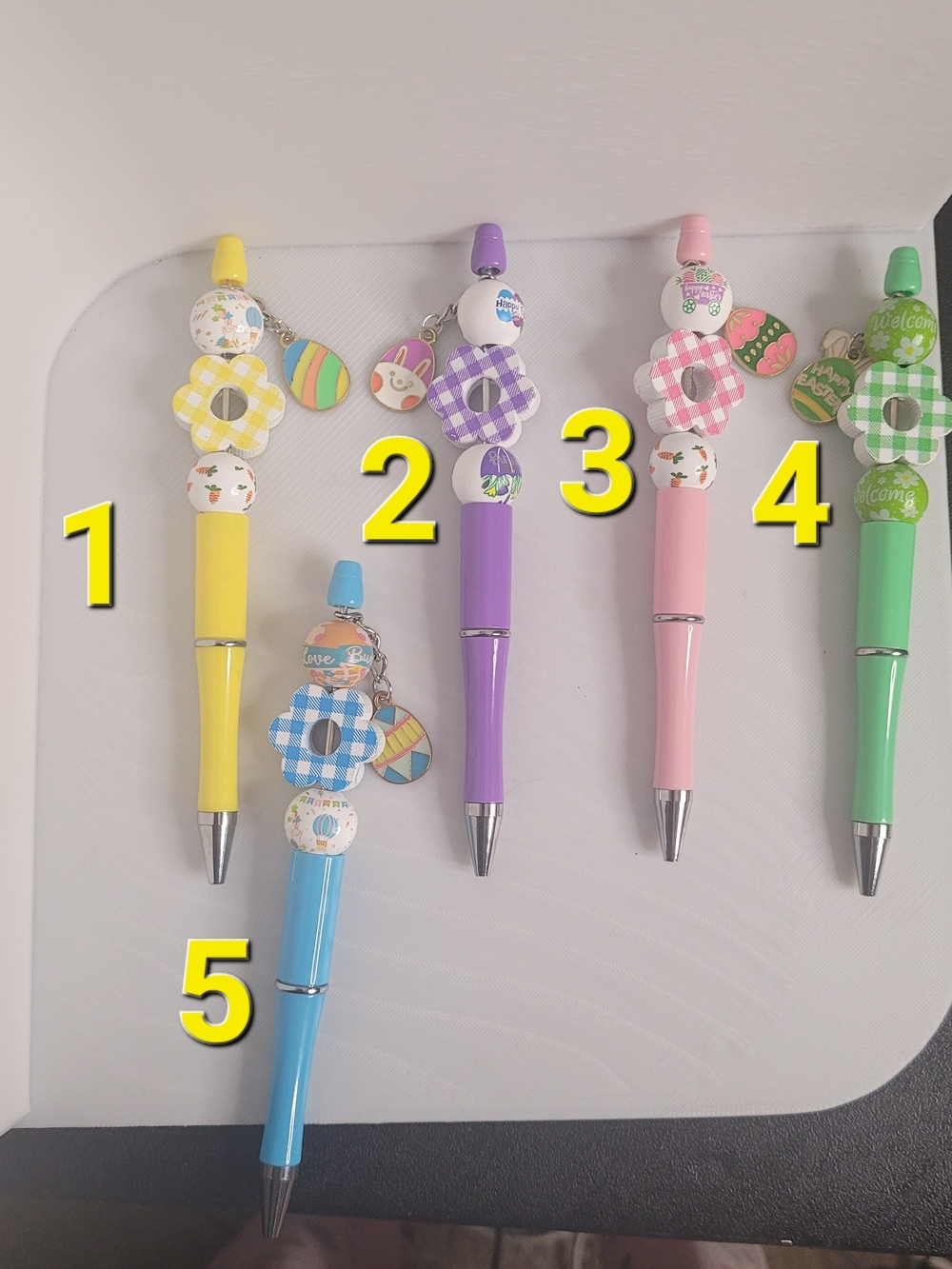 Handmade Easter Egg Pens